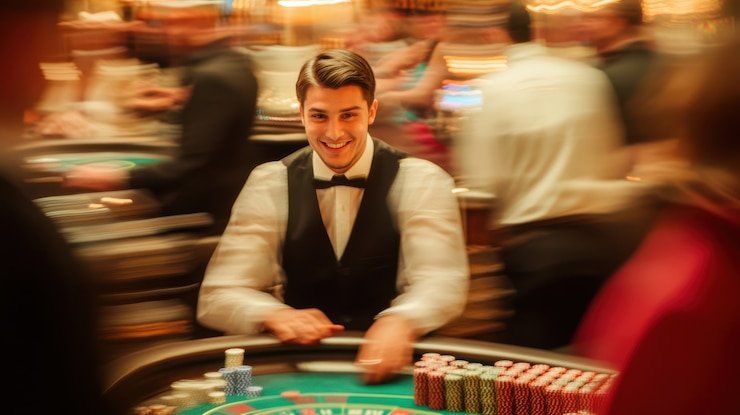 Meja Live Baccarat dengan dealer profesional di platform tukul777